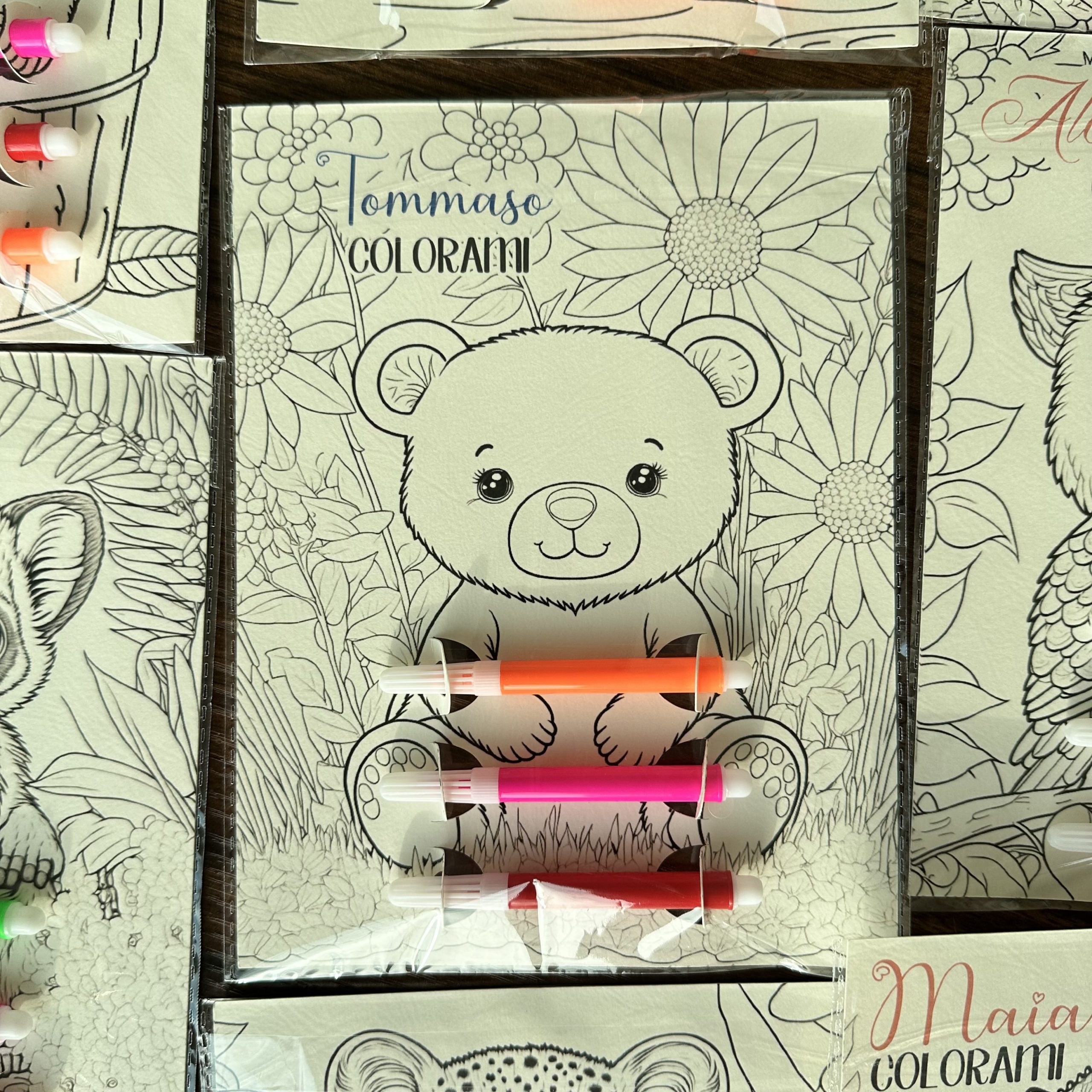 Card with Coloring Pages and Mini Crayons - Image 3