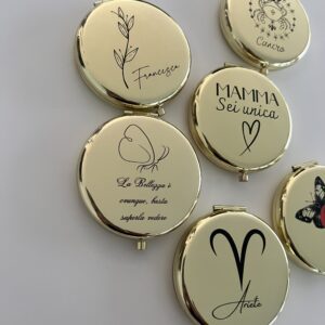 Specchietto da borsetta personalizzato