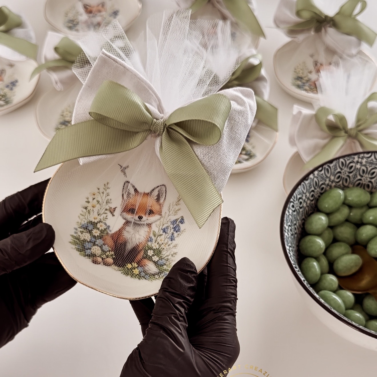 Piattino in ceramica con stampa personalizzata