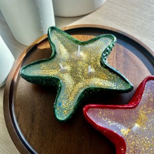 Candela stella in jesmonite
