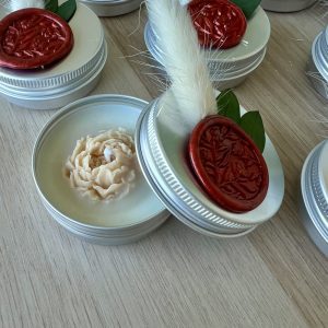 Mini Candele in Scatolina di Latta Personalizzabili