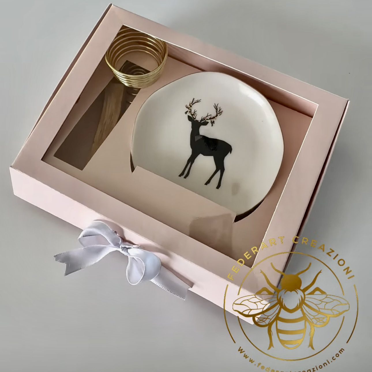 Elegant ceramic jewelry plate - Image 13