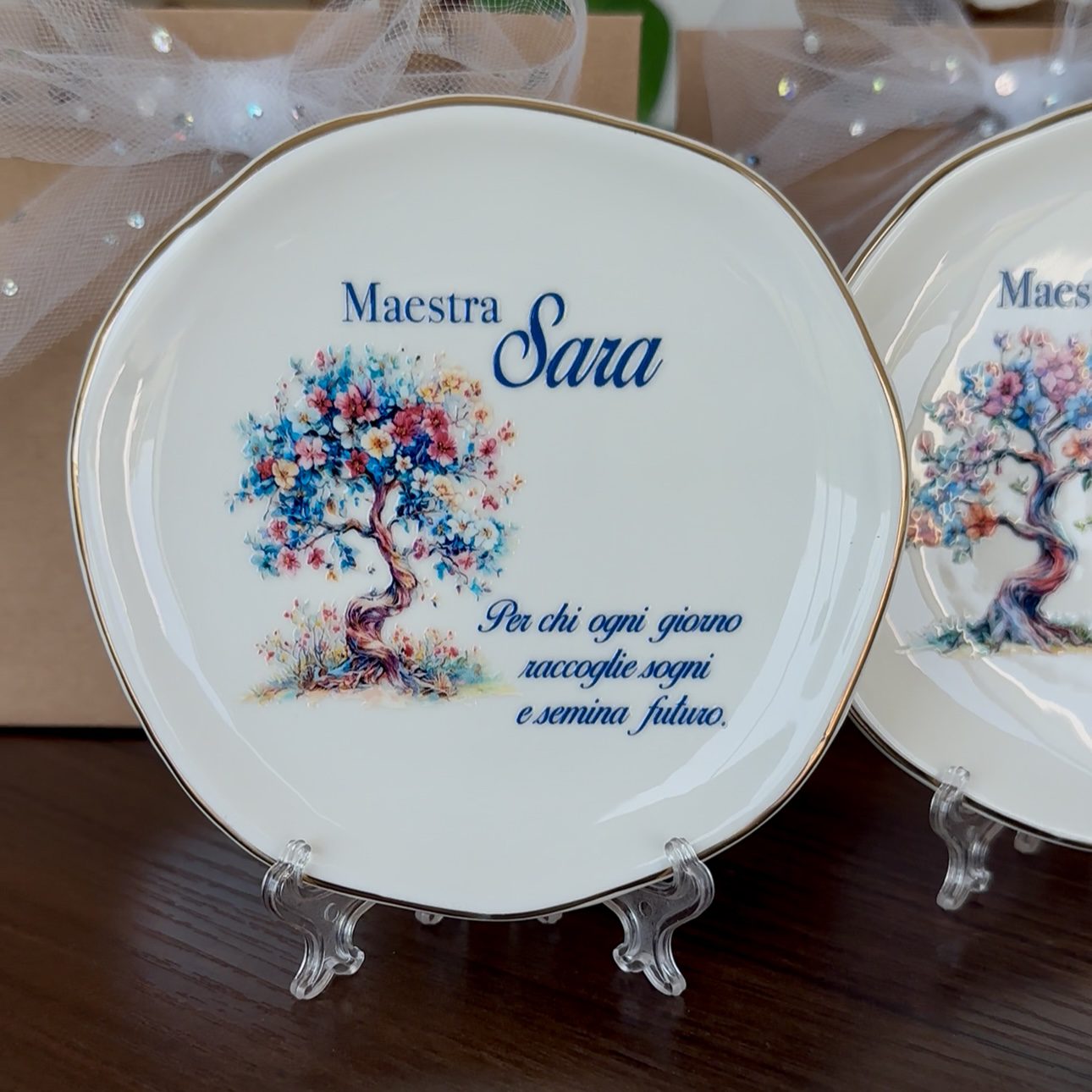 piattino con albero della vita