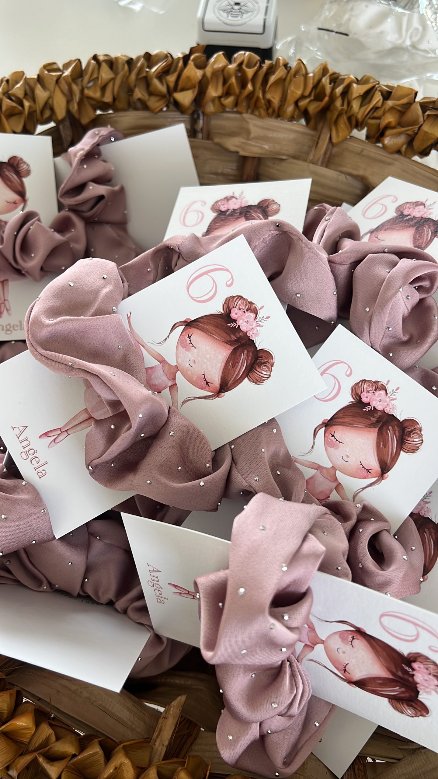 Biglietto Personalizzabile con fiocco capelli - immagine 4