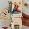Personalized bookmark with cord key ring
