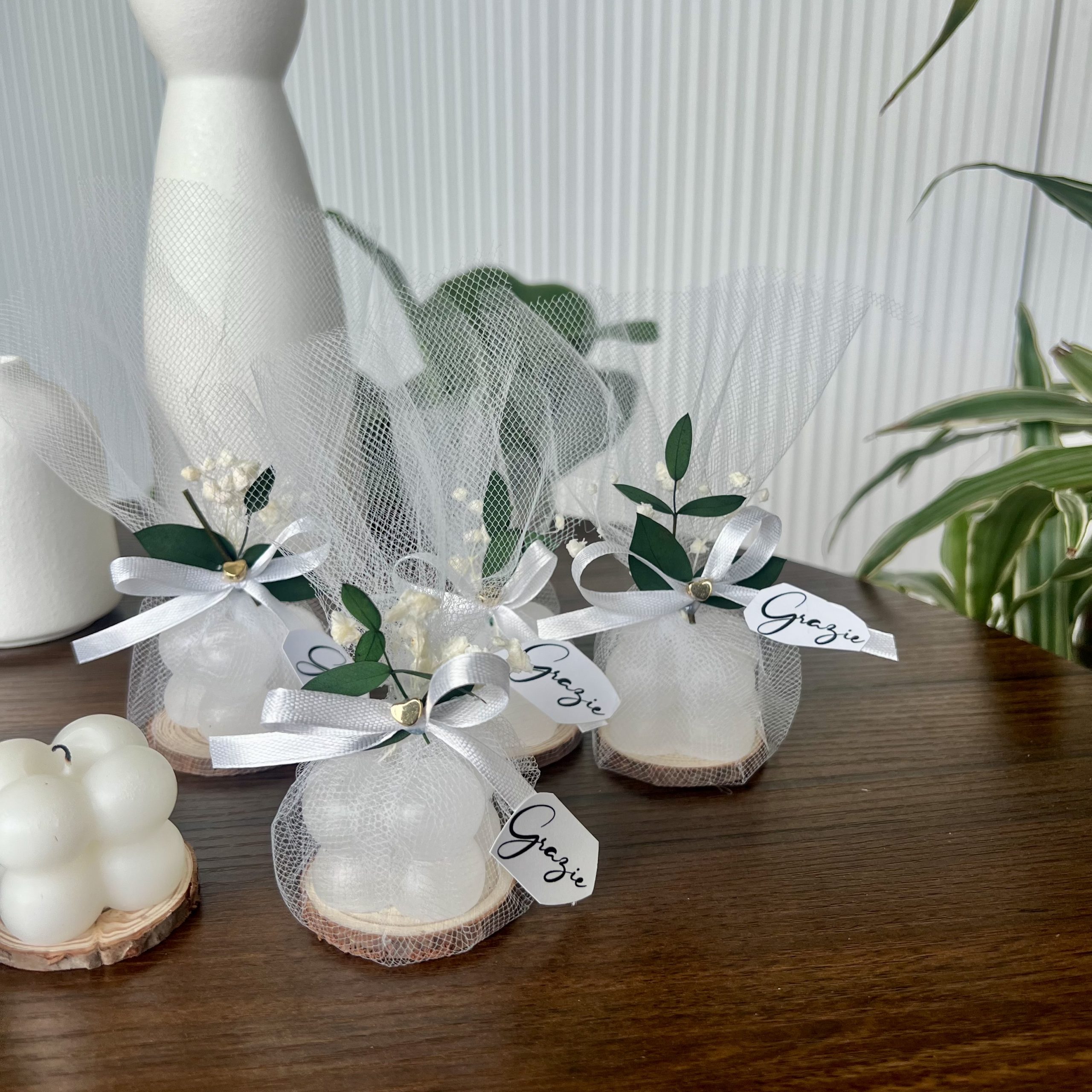 Mini Candele in tulle - immagine 3