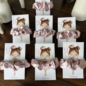 Biglietto Personalizzabile con fiocco capelli