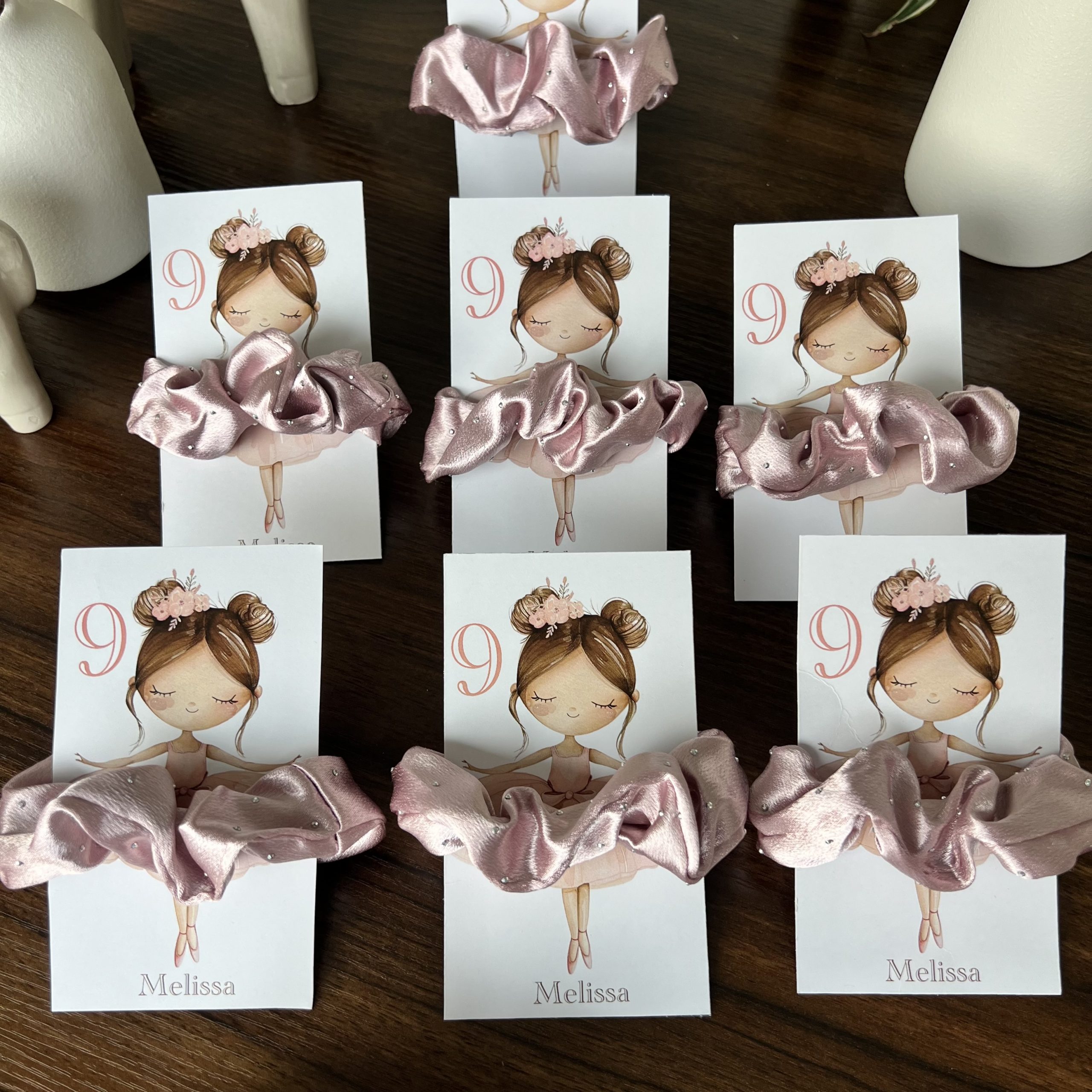 Biglietto Personalizzabile con fiocco capelli - immagine 2