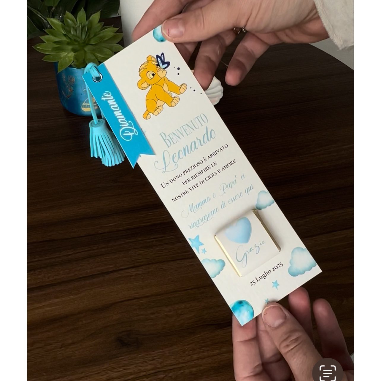 Segnalibro Personalizzabile con cioccolatino - immagine 4