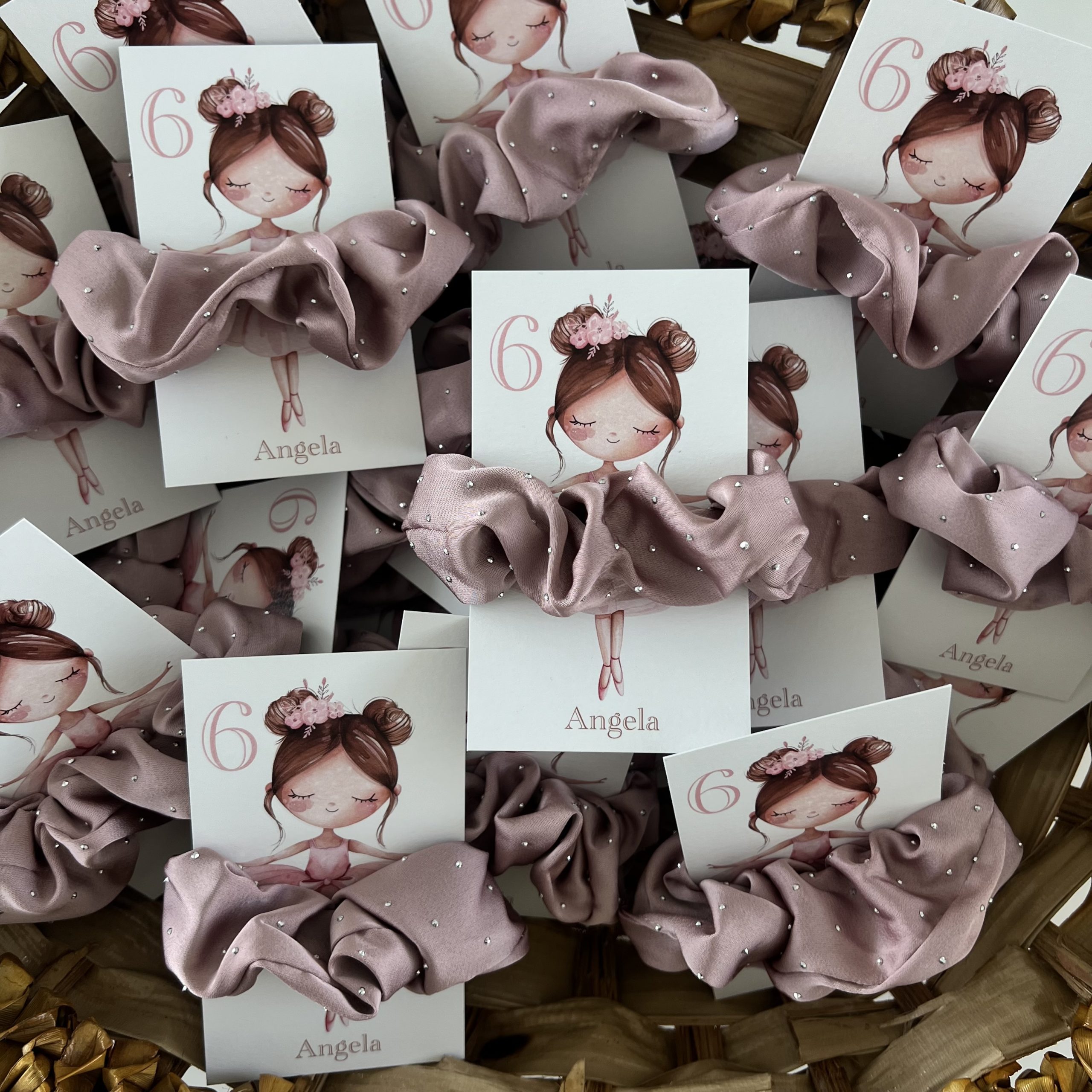 Biglietto Personalizzabile con fiocco capelli - immagine 3