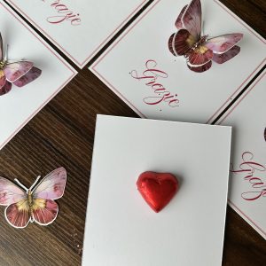 Segnaposto farfalla e cioccolatino