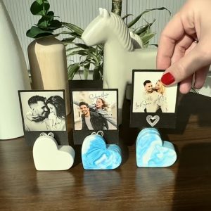 Segnaposto portacarte cuore