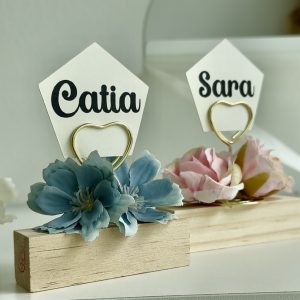 Segnaposto fiorito