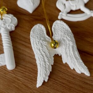 Pendentifs en plâtre parfumés | Ornements décoratifs personnalisables | Faveur artisanale