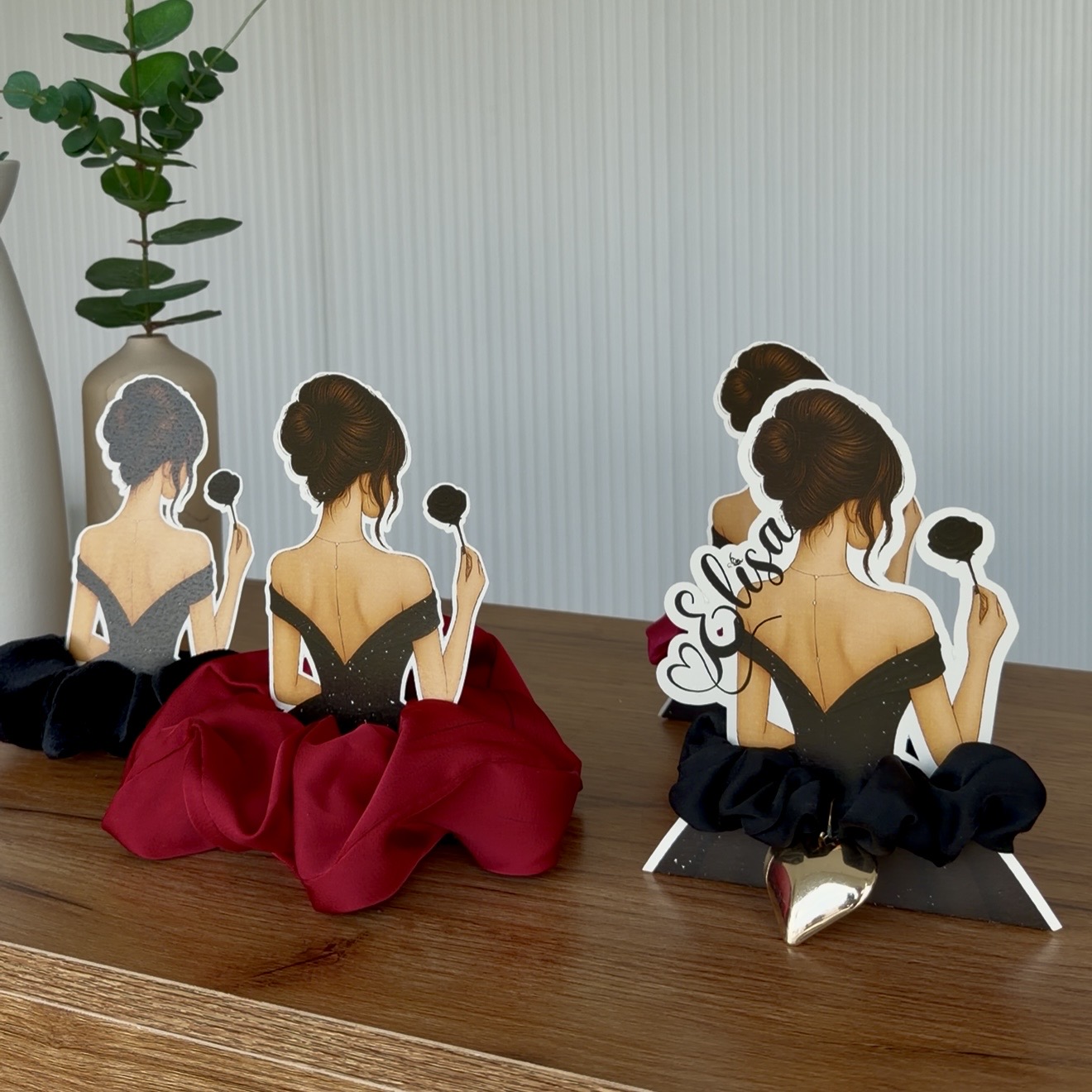 Lega Capelli in Raso con Mini Espositore Decorativo - immagine 10