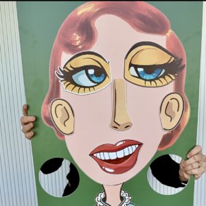 Panel Interactivo “Manos en la Cara” – 50×70 cm en Forex 5 milímetros